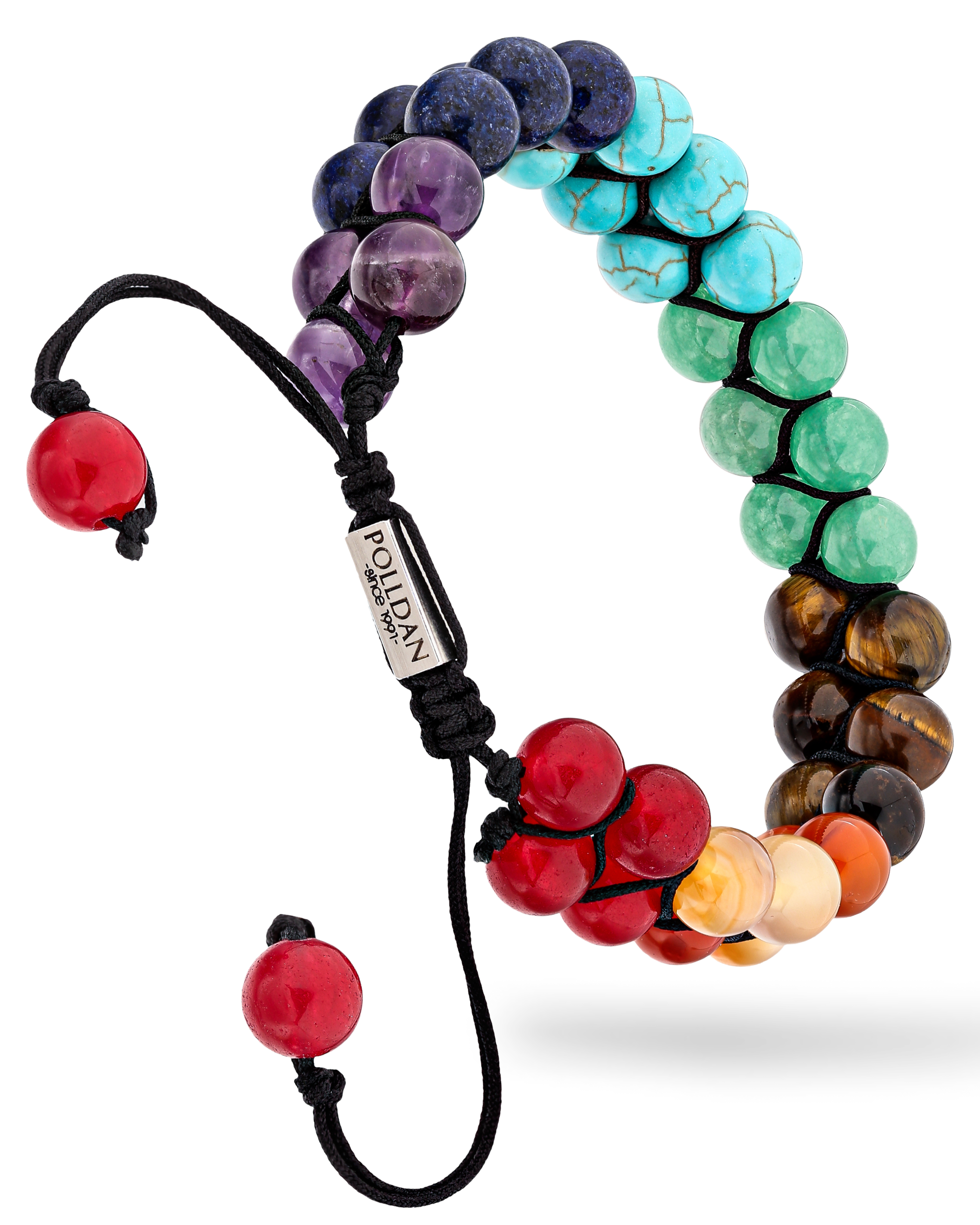 Polldan 7 Chakra Healing Bracelet For Men and Women Balance & Harmony
