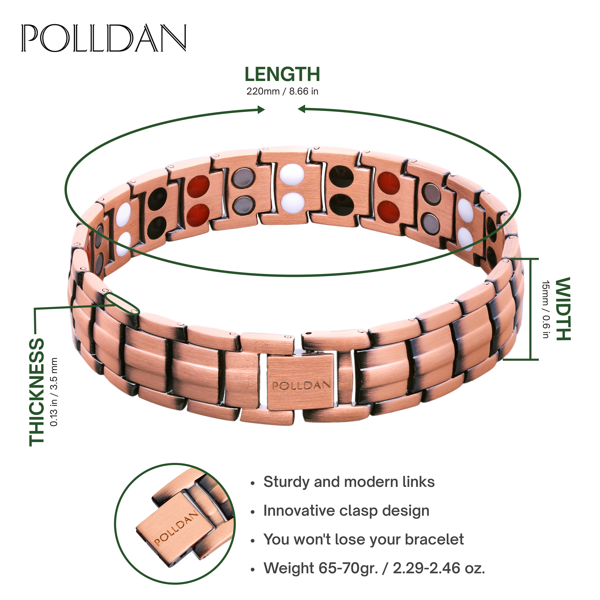Pure Copper, 2X Power (6000 Gauss)