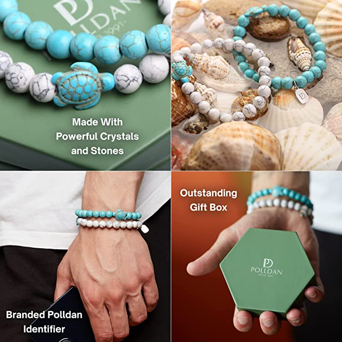 Turquoise & White