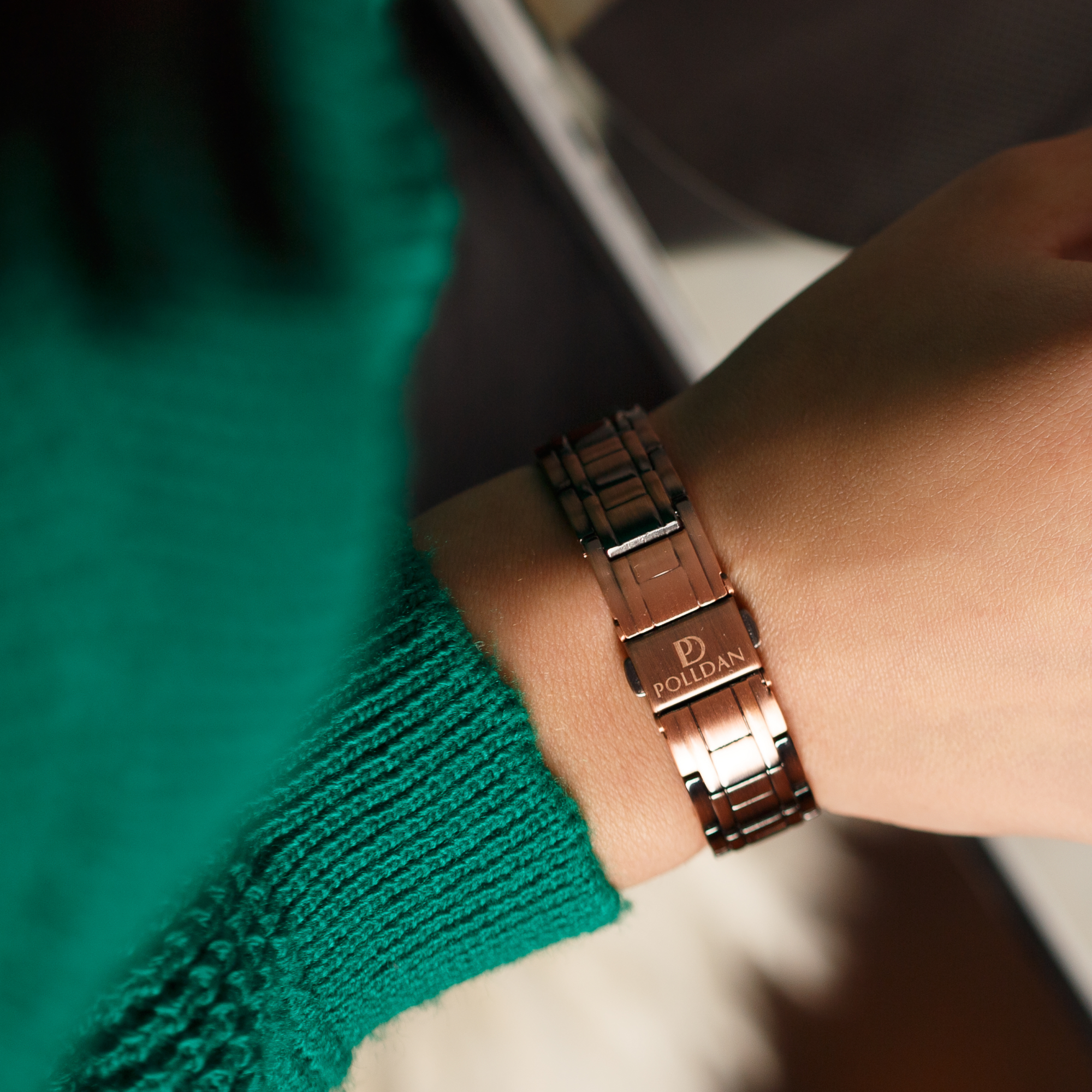 Polldan Copper Magnetic Bracelet For Women - 3X Power 6200 Gauss