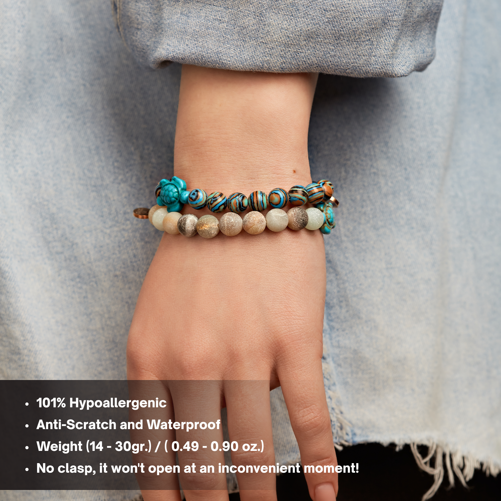 Beige & Sky Blue