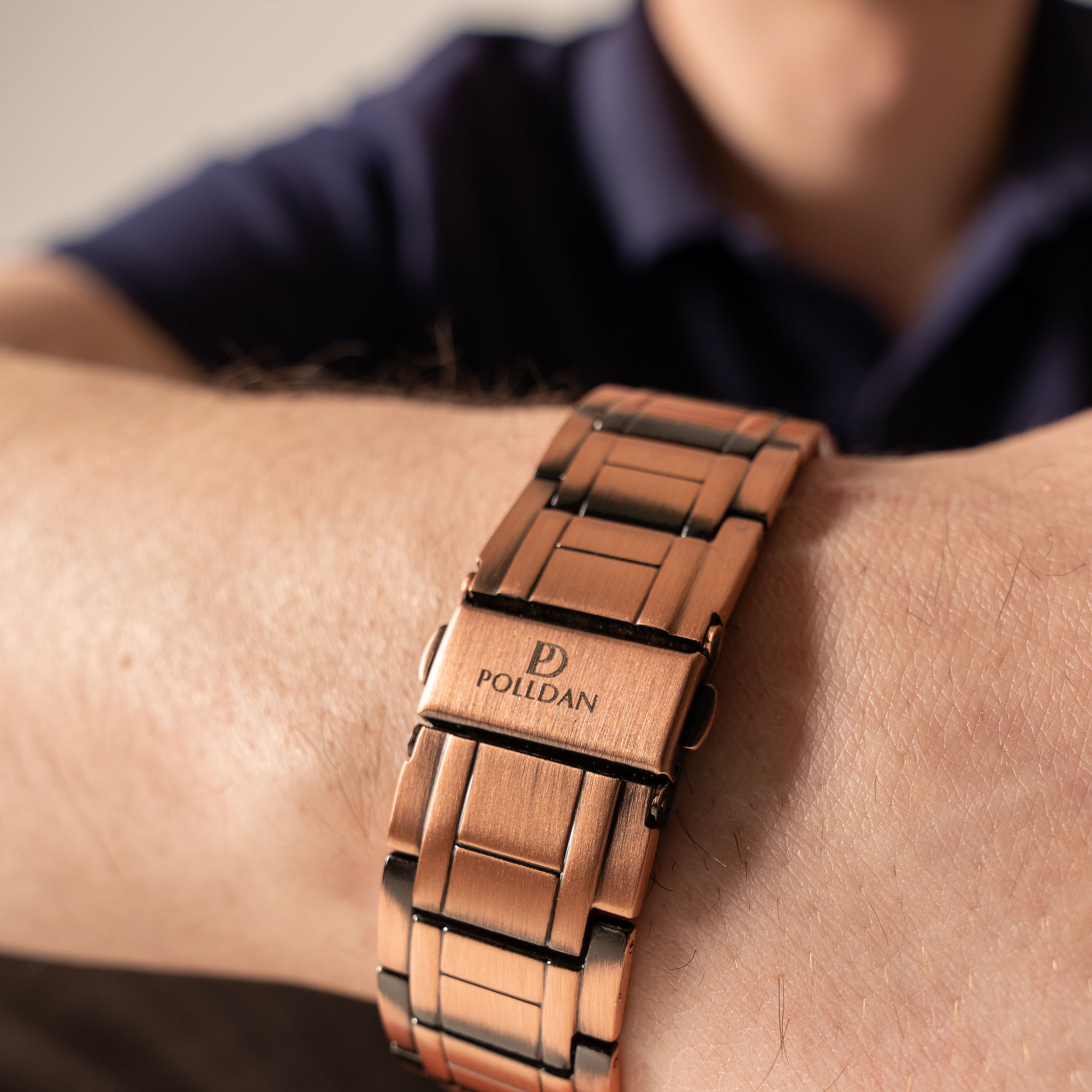 Polldan Copper Magnetic Bracelet For Men | 3X Power (6200 Gauss)