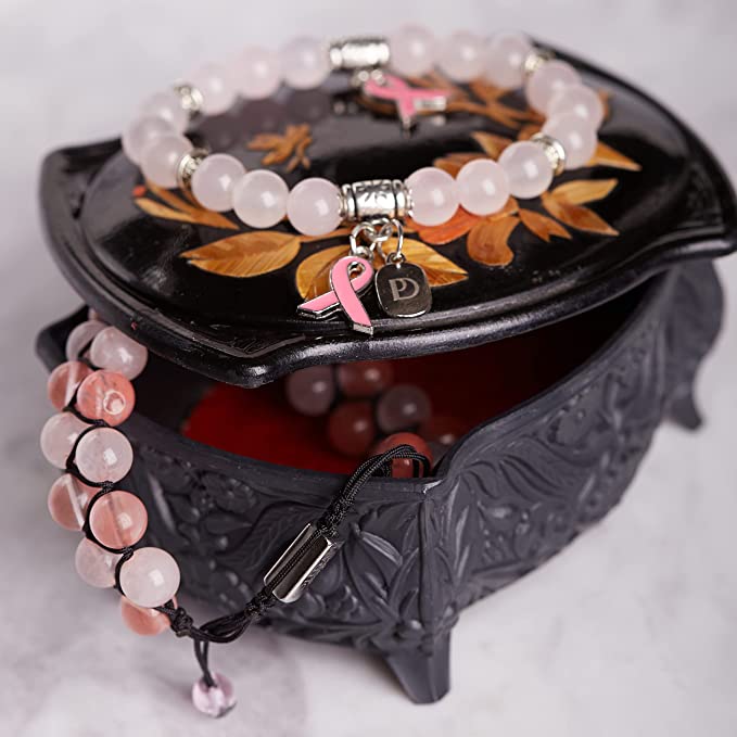 Polldan Breast Cancer Awareness Bracelet - Support & Hope Pink Jewelry