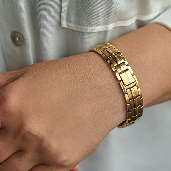 Pure Gold Magnetic Bracelet polldanjewelry